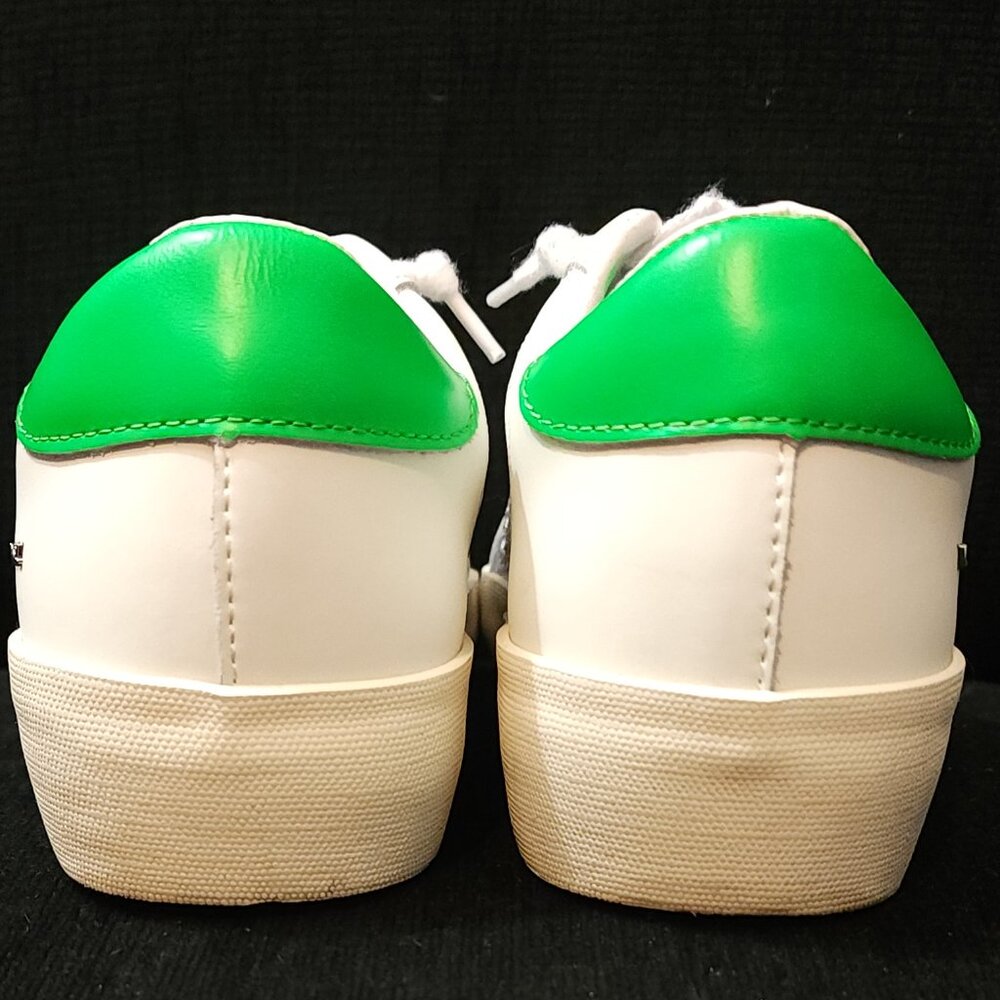 Vintage Havana Positivity 1 Green & White Sparkle Sneakers - Woman's Size 8 - Picture 6 of 11